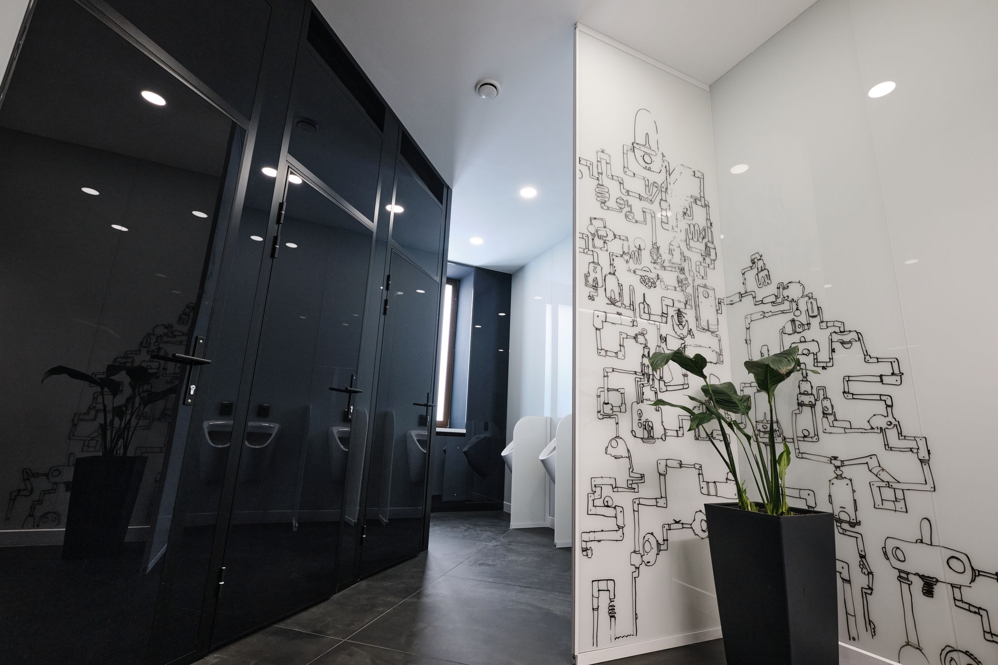 Фото Туалетные перегородки