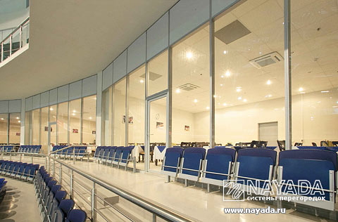 Фото Еще один способ покрытия стального профиля перегородок NAYADA.