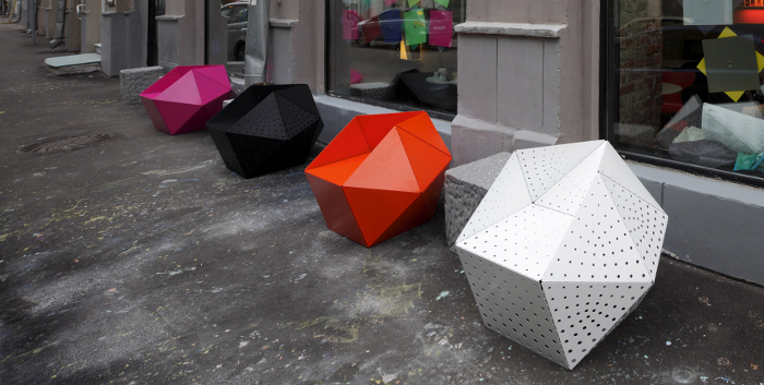 Фото Новый продукт – металлическое кресло Hedronics