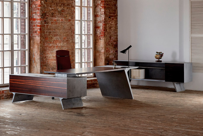 Новинка проекта NAYADA «12 Архитекторов. Кабинеты»: коллекция PIGRECO в легком бетоне