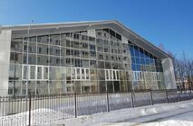 Монтаж фасадного остекления и противопожарных перегородок в СК Молодость