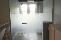 Перегородки и двери офис Сбербанк Рижская 4 этаж
