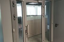Перегородки и двери офис Сбербанк Рижская 4 этаж