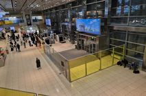 Стационарные перегородки Nayada – Crystal Международный аэропорт г. Екатеринбурга Кольцово имени Акинфия Демидова