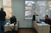 Изготовление вертикальных жалюзи для компании Спутник