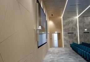 Облицовка панелями NAYADA-Regina в проекте Облицовка стен, лифтов, двери для СИБУР в г.Тобольск АБК2