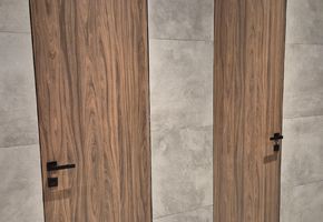 Двери NAYADA-Stels в проекте Установка дверей и перегородок в центральном офисе Застройщика Брусника