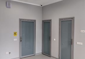 Двери VITRAGE I,II в проекте Монтаж продукции NAYADA во Дворце творчества и спорта «Пионер»