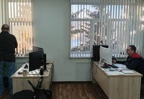 Изготовление вертикальных жалюзи для компании Спутник, Тюмень